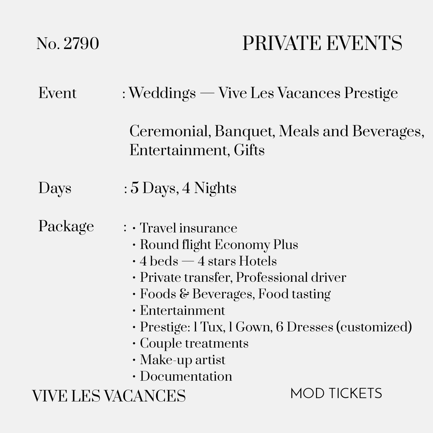Weddings Prestige — Private Event - Image 2